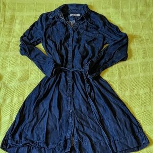 LOFT Chambray shirt dress